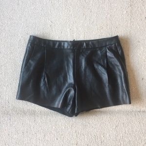 Bec and Bridge Leather Shorts